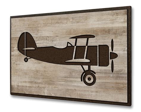 Vintage Airplane Wall Art