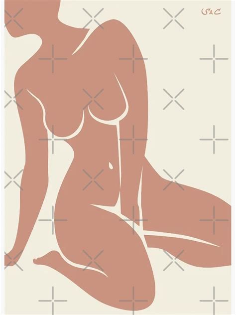 Henri Matisse Blue Nudes Inspired Woman Nude Art Exhibition Sticker