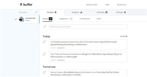 buffer   social media automation tool    thetorquemag