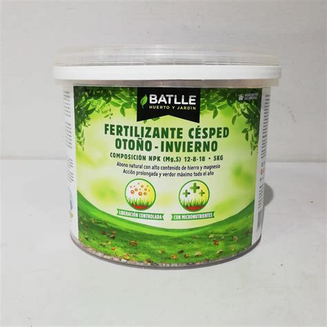 Fertilizante Césped Otoño Invierno Batlle 5kg Cabau Oportunitats