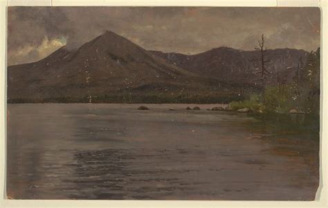 Mt Katahdin, from Lake Katahdin free public domain image | Look and Learn