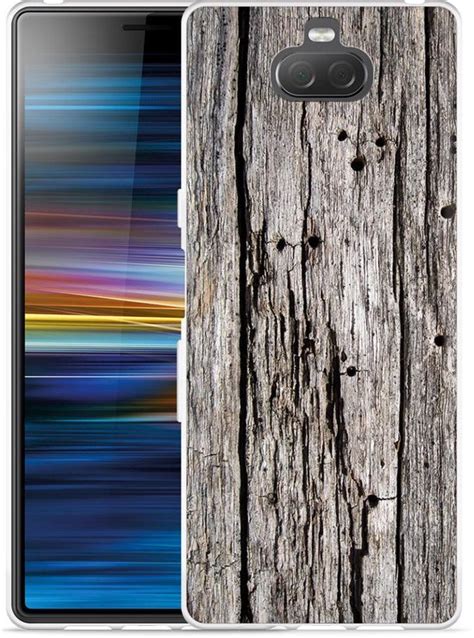 Sony Xperia 10 Hoesje Oud Hout Bol