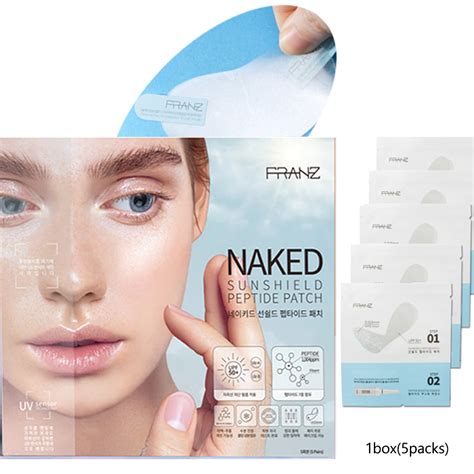 Franz Naked Sunshield Peptide Patch Season Box Pairs Sun Block Patch Transparent