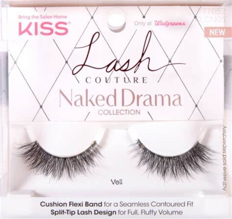 Kiss Lash Couture Naked Drama Collection Eyelashes Veil Ct Kroger
