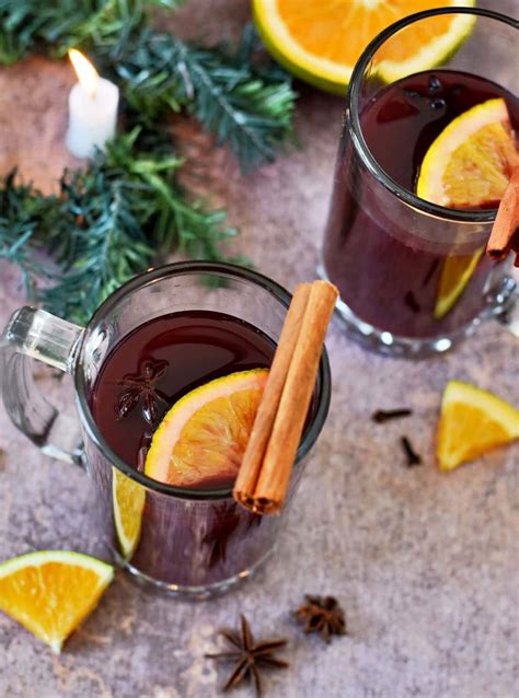 Mulled Wine Recipe Best German Glühwein Elavegan