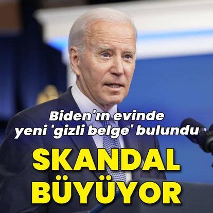 Biden ın gizli belge skandalı sürüyor Yeni gizli belgeler bulundu