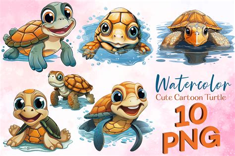 Cartoon Turtle Drawings