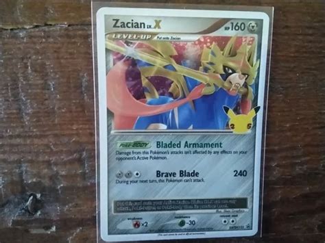 Zacian Lv X Promo Vmax Swsh Climax Holo Full Art Pokemon Card Nm Ex