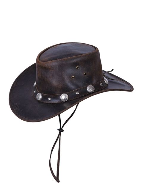 Ковбойская кожаная женская шляпа Western brown Art. 1939 купить в ...