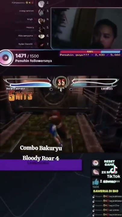 Bloody Roar 4 Combo Bakuryu Shorts Youtube