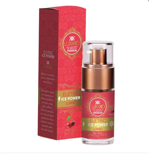 Eletric Ice Extra Forte Excitante Unisex Efeito Eletrizante Cereja Luxxxo 30g Lolla Sex