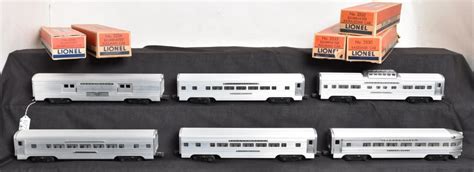 Sold Price Six Lionel Postwar Aluminum Passenger Cars With Five