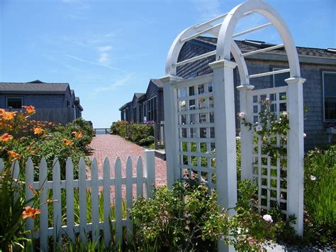 Flowers And A White Picket Fence Cape Cod Vacation Rentals Outdoor