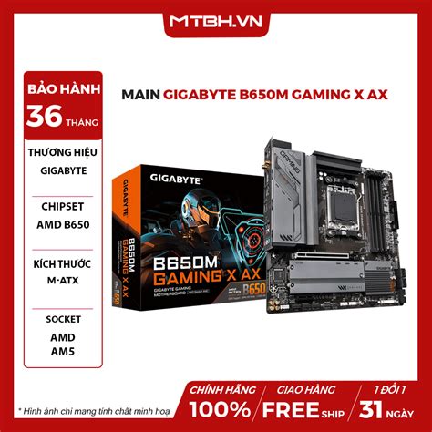 Main Gigabyte B650m Gaming X Ax Wifi 6e Am5 M Atx 4xddr5