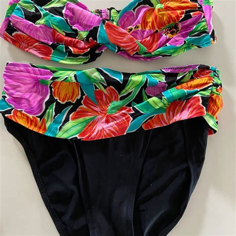 Strapless Bikini Set Etsy