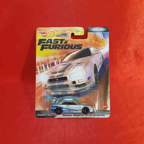 Jual Hot Wheels Premium Nissan Skyline GT R BNR Fast Furious