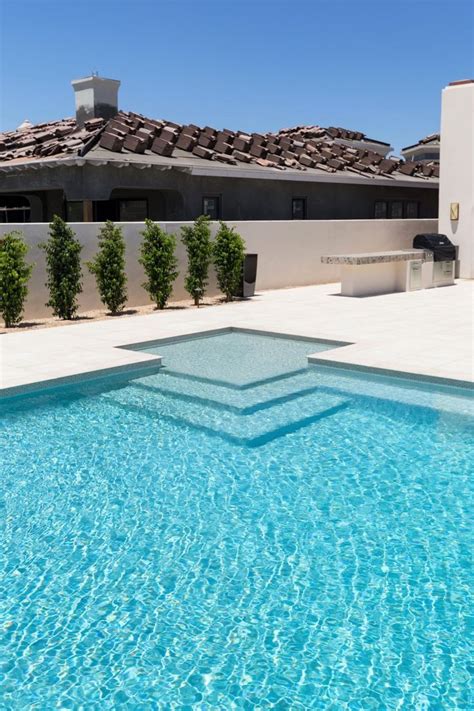 StoneScapes Mini Pebbles Aqua White NPT Pool Finishes Pool Shade