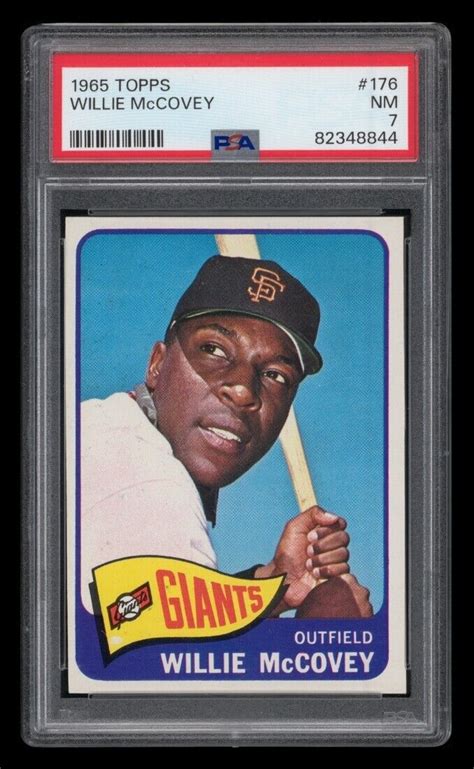 1965 Topps Set Break 176 Willie McCovey PSA 7 NM EBay