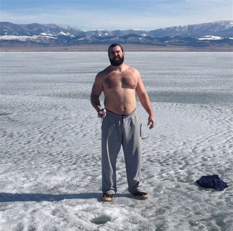 Jason Kelce, Shirtless, Ice Fishing - Crossing Broad