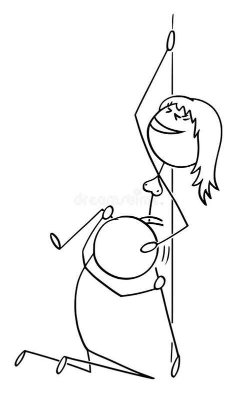 Vektor Karikatur Illustration Der Sex Haltung Kama Sutra Sexuelle Position Des Mannes Und Frau