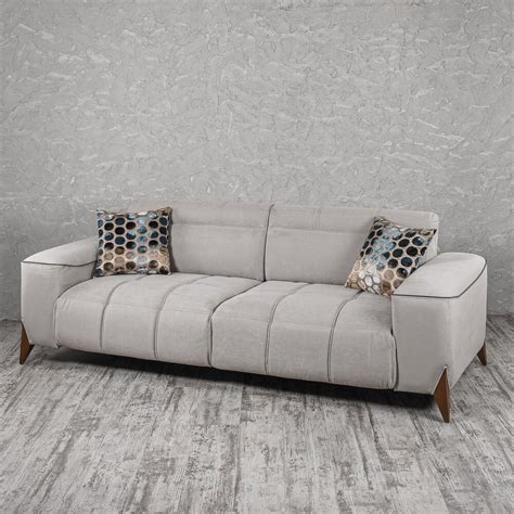 Диван-кровать трехместный серый "Варна" - купить за 199375 руб в ...