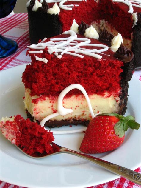 If You Bake It They Will Come Red Velvet Cheesecake With Oreo Crust Click