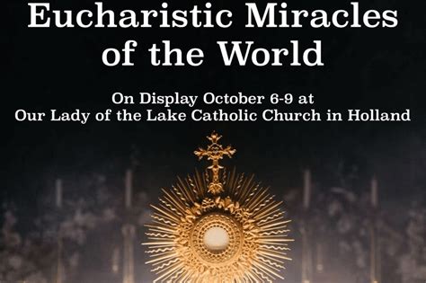 Eucharistic Miracles Of The World See Event Description For Daily