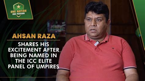 Ahsan Raza Shares His Excitement After Being Named In The Icc Elite