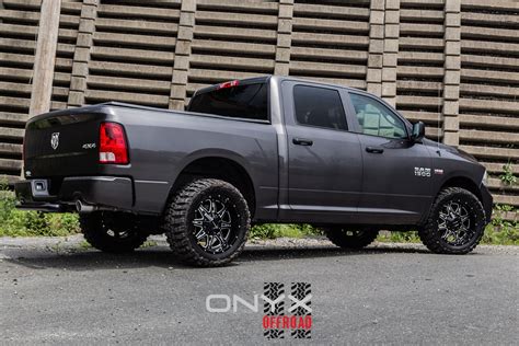 Dodge Ram Never Looked So Good: Gray and Shod in Onyx Wheels — CARiD ...