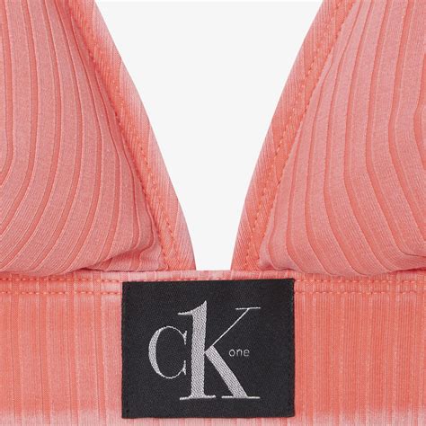 Calvin Klein Triangle Fıxed Rp Kadın Turuncu Bikini Üstü Kadin Mayo Bikini 34 4539792 SuperStep