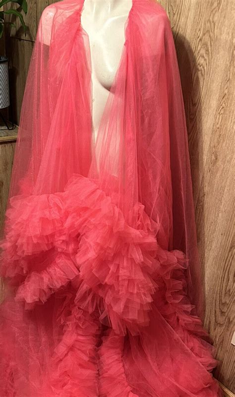 S Vintage Negligee Nightgown VERY VERY FULL Hot Gem