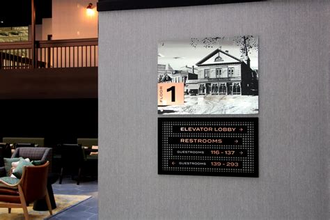 The Arcadian Hotel Brookline Metro Sign And Awning