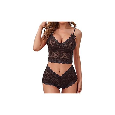 CheChury Completi Intimi Da Donna Babydoll In Pizzo Sexy Lingerie Set