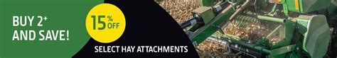 15Off Hay Baler Attachments | Shop.Deere.com