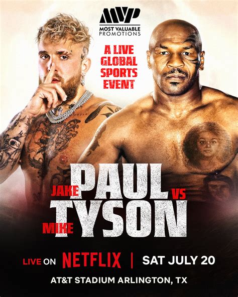 Jake Paul vs. Mike Tyson el 20 de julio en Netflix | Superluchas