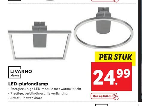 Livarno Home Led Plafondlamp Per Stuk Aanbieding Bij Lidl