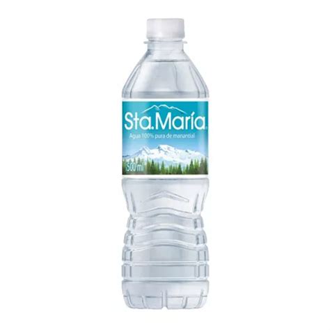 AGUA EMBOTELLADA SANTA MARIA DE 500 ML SABOR NATURAL PAQUETE CON 24