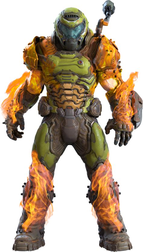 Doom Slayer Fire Suit Png By Uwiwiwlqlql On Deviantart