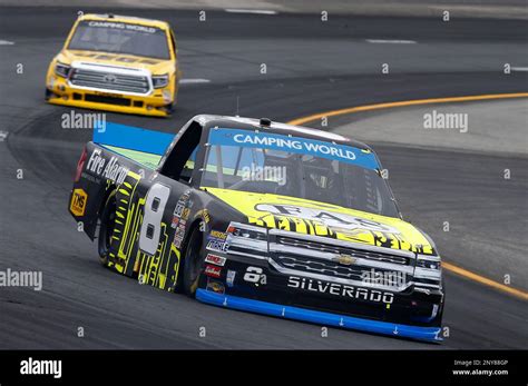 John Hunter Nemechek And Cody Coughlin During Practice For The