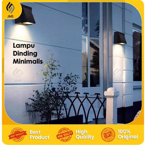 Lampu Dinding Outdoor Minimalis 1 Arah Lampu Taman Outdoor Cob Led 1