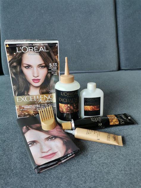 L Oreal Excellence Fashion Hair Colour Ashy Nude Brown Health Beauty Hair Care On
