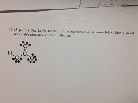 Solved Cl 22. (5 points) One Lewis structure of the | Chegg.com