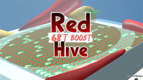 NEW PERSONAL RECORD 68T Red Hive Boost Bee Swarm Simulator YouTube