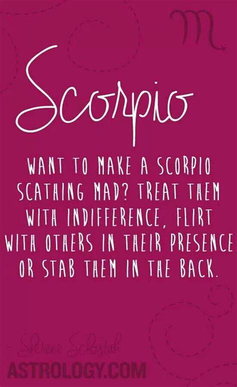 Want to make a Scorpio mad........? | Scorpio zodiac facts, Scorpio ...