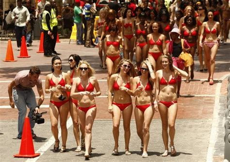 The National Guard Association Of The United State The Largest Bikini Parade And Raise Breast