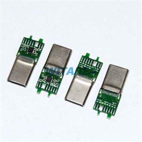 Professional USB 3 1 Type C Male Plug With E Marker Chip E Marker Type