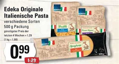 Edeka Original Italienische Pasta Angebot Bei Meyer S Frischemarkt