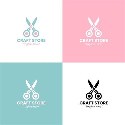 Premium Vector Craft Store Logo