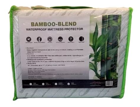 Cubre Colch N Impermeable De Bamb Bamboo Tama O King Size Env O Gratis