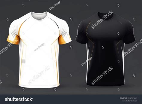 Tshirt Design Templates Blank Tshirt Template Stock Vector (Royalty ...